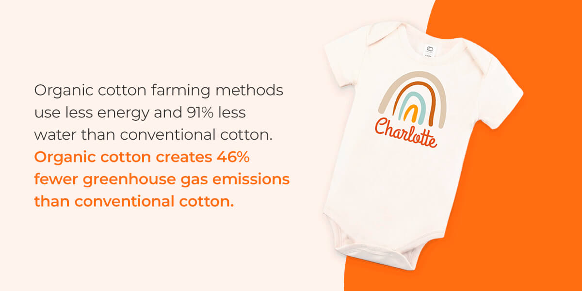 organic cotton is better for the environment