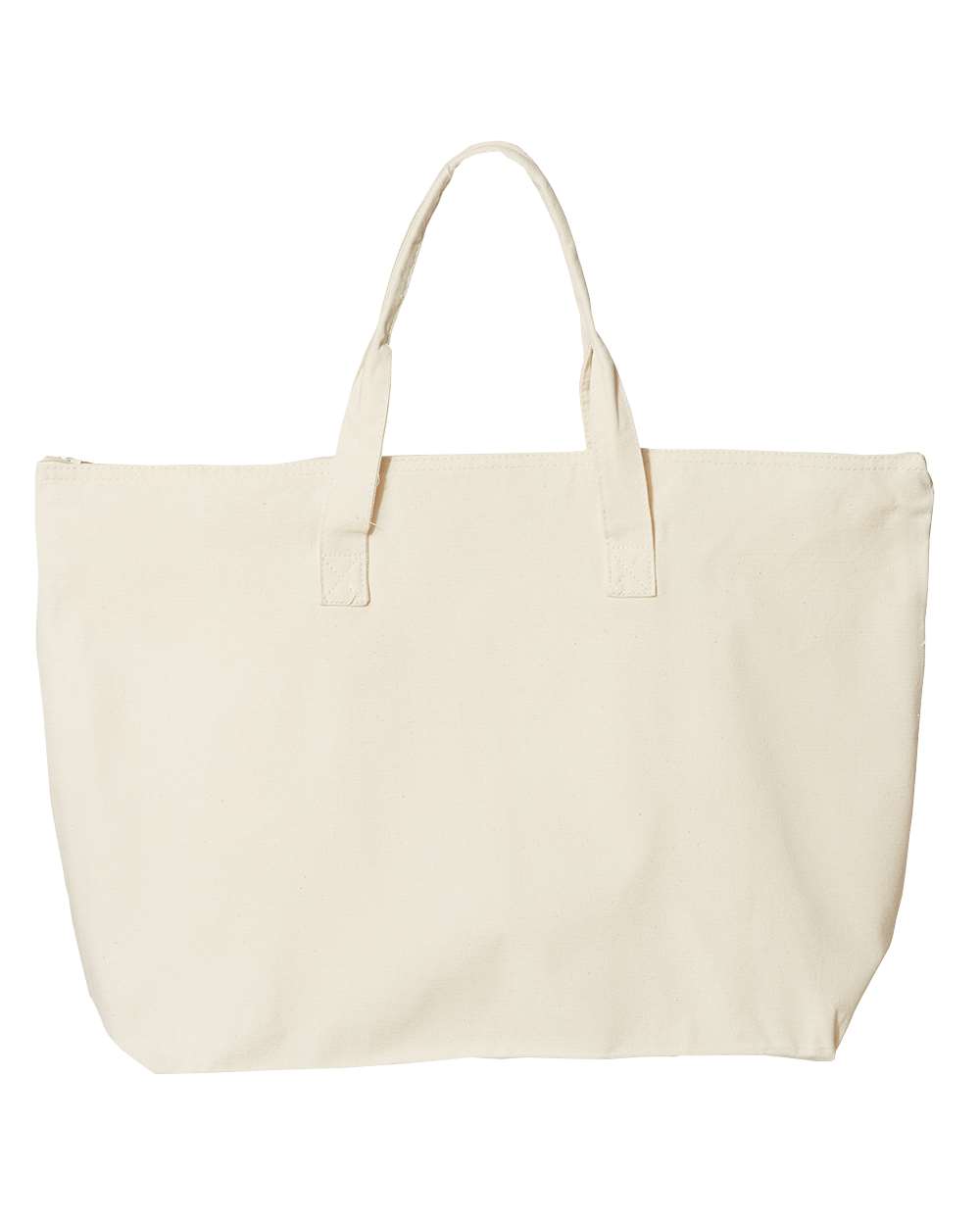 Canvas Tote Bag with Zipper