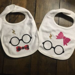 embroidered bibs