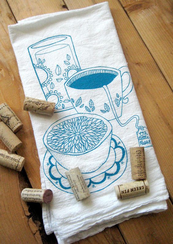 Cotton Tea Towels Custom Tea Towel Printing Available