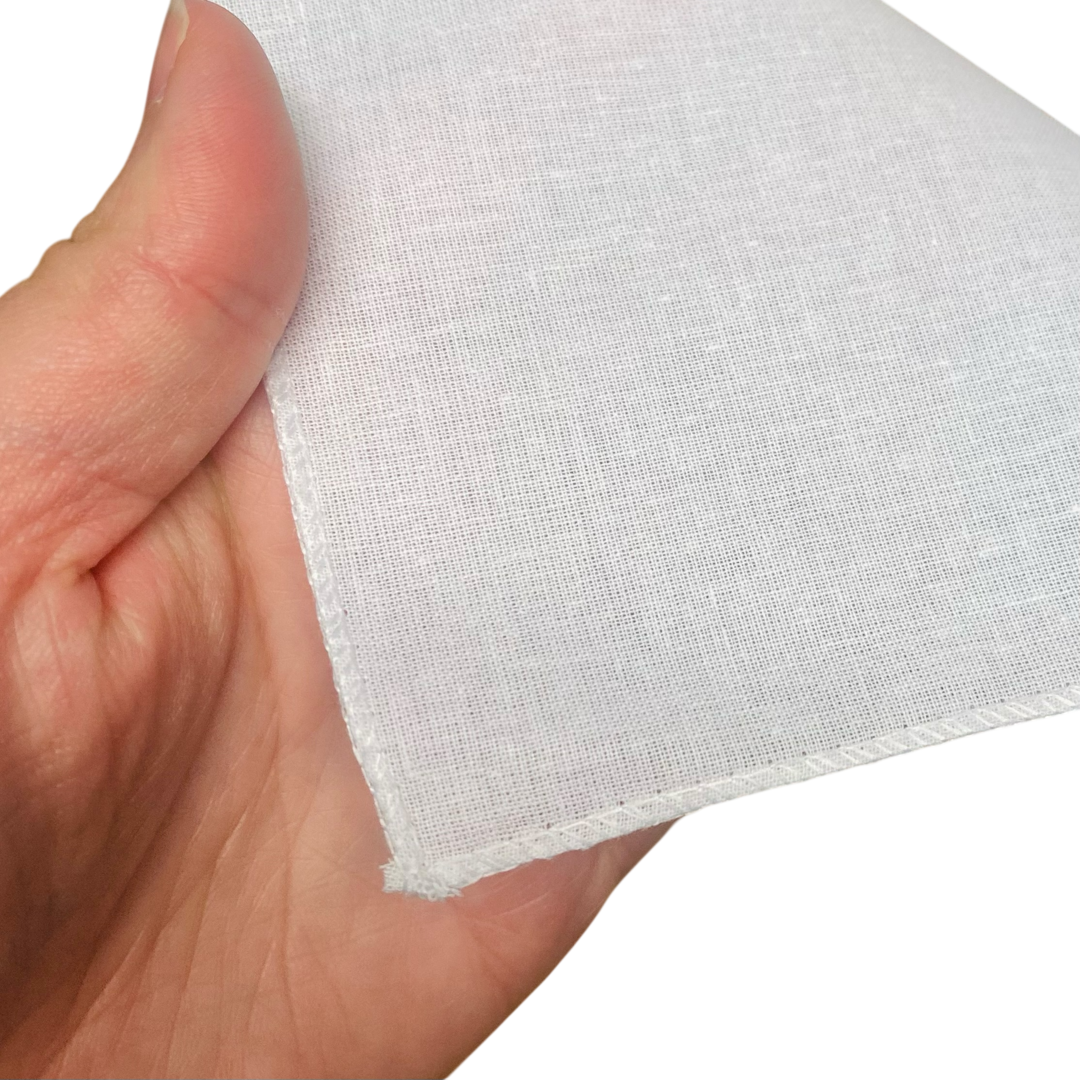 Premium Cotton Solid Color Handkerchief - 14" x 14"