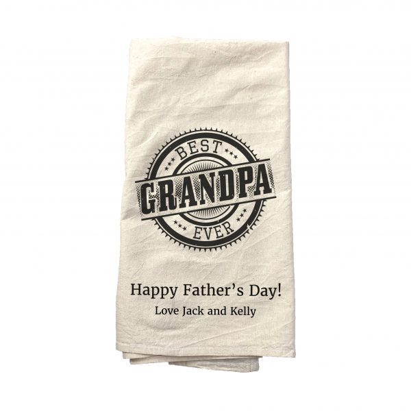 "Best Gramdpa Ever" Tea Towel