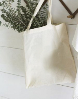 Blank canvas tote bag