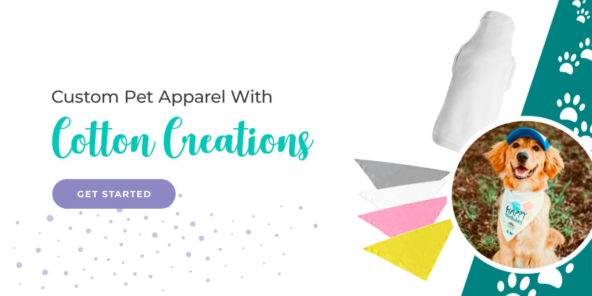 Custom Pet Apparel Blank or Personalized Dog Apparel