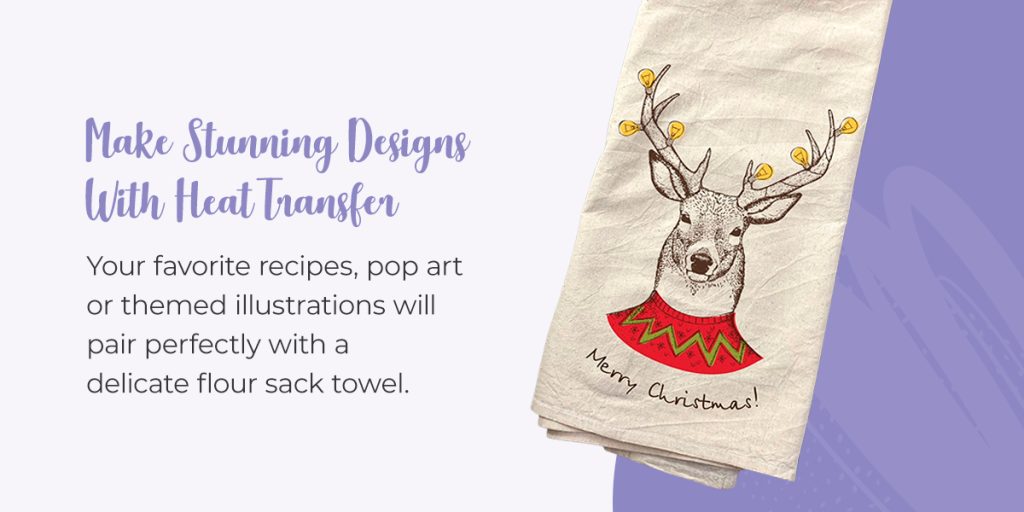 heat transfer for towel designs