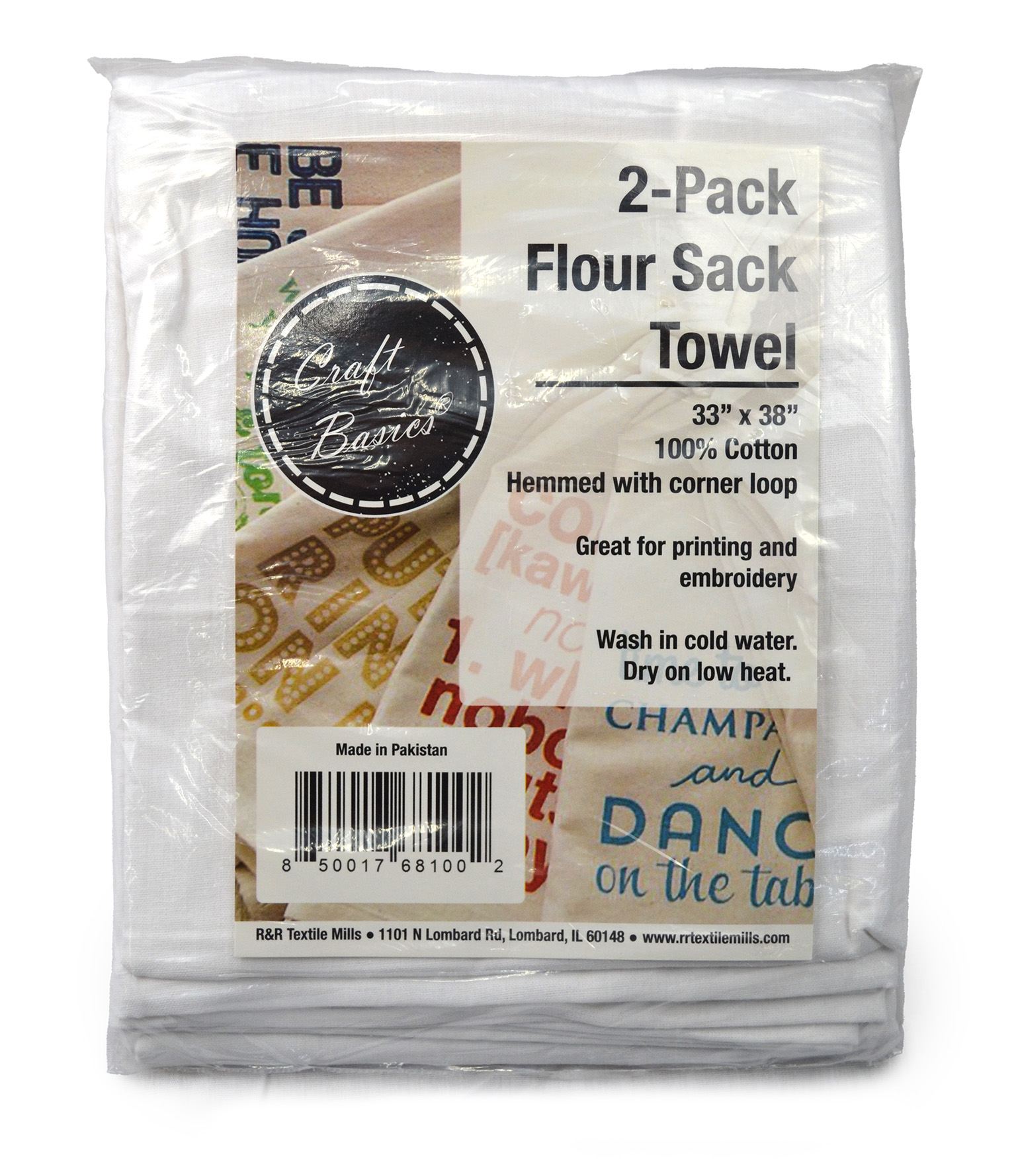 33 in x 38 in Flour Sack Towel - Two Pack