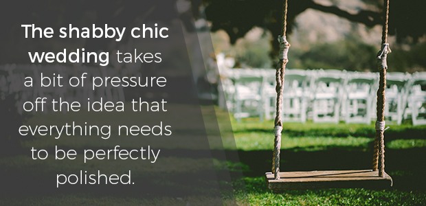 shabby chic wedding idea