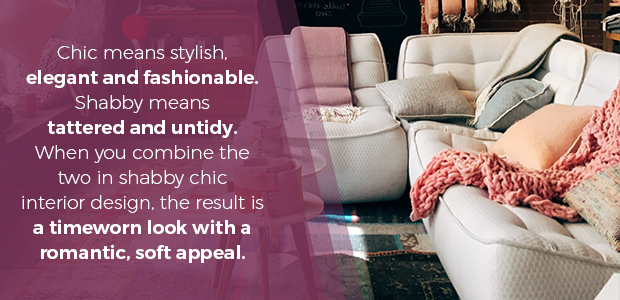 shabby chic tattered look