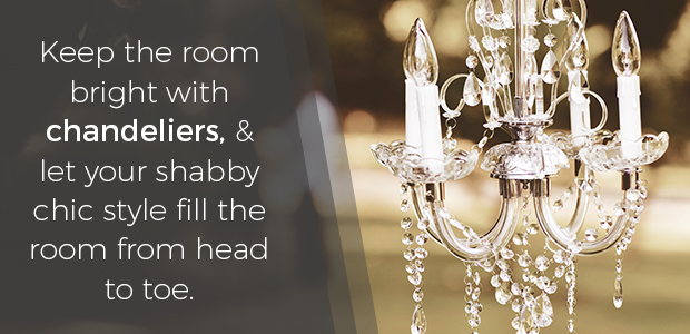 shabby chic chandelier