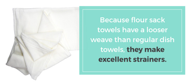 Flower Sack Towel Benefit