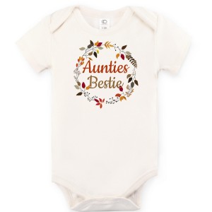 “Aunties Bestie” Organic Personalized Baby Onesie