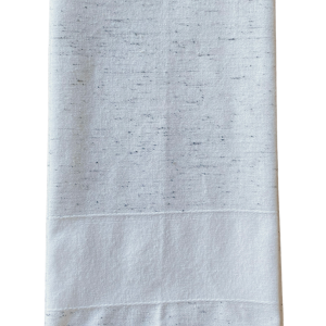 Black Fleck Patten with Blank Band Tea Towel - 20” x 28”
