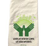 Earth Day towel example