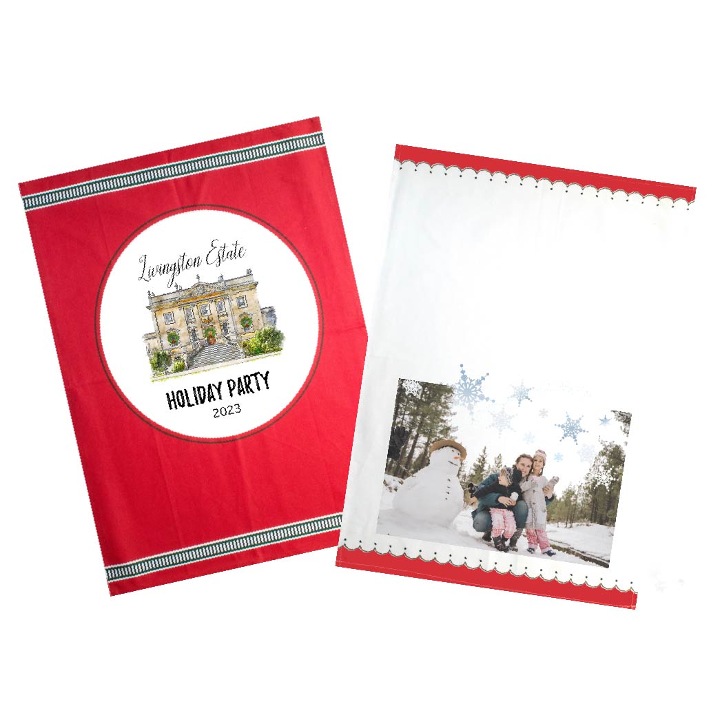 Limited Time - Red Holiday Colored Tea Towels - 20" x 28" - Image 6