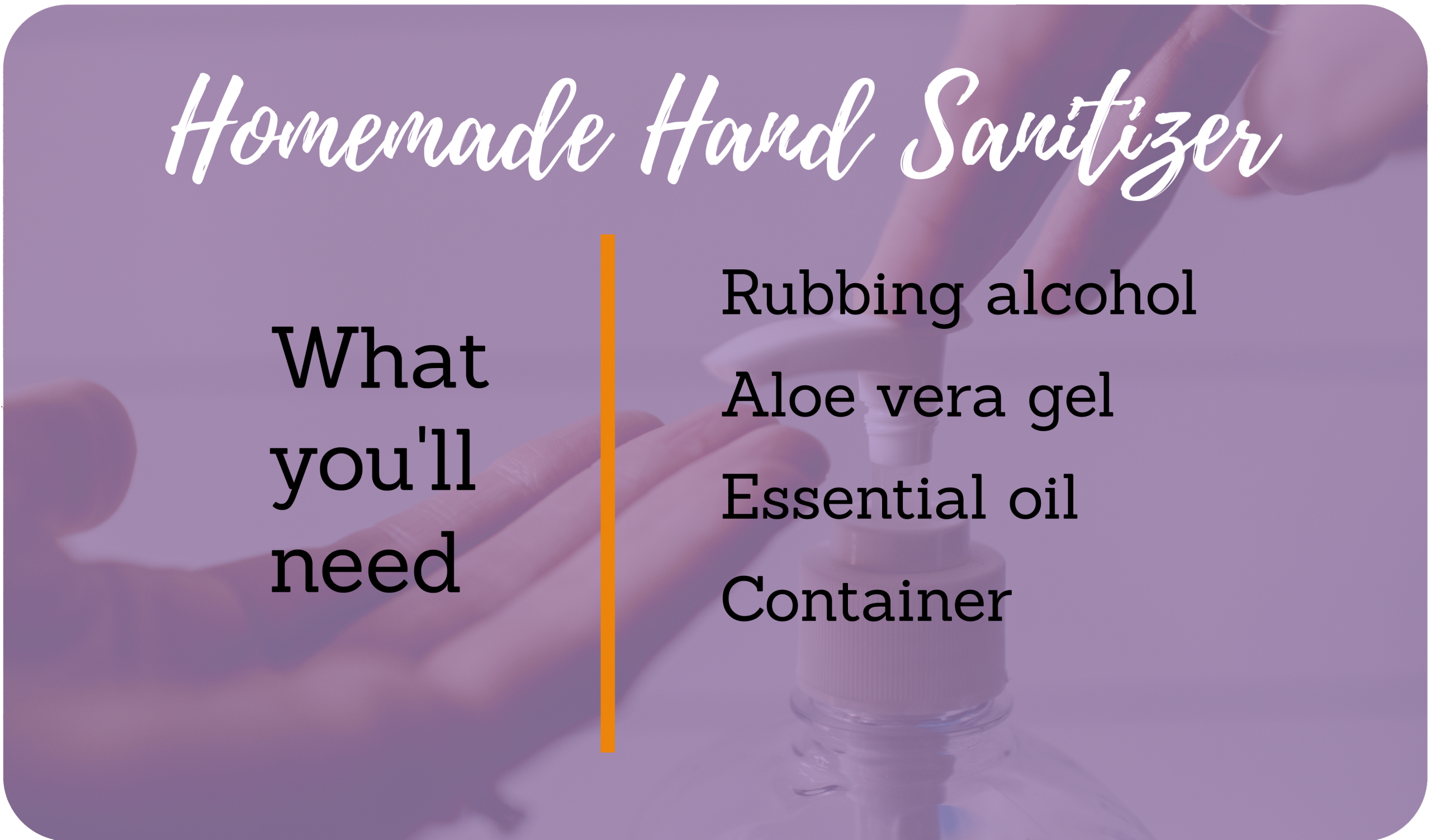 Homemade Hand Sanitizer