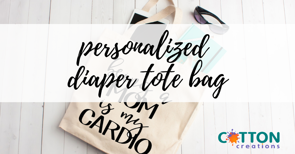 personalized diaper tote bag