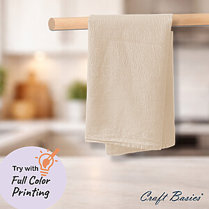 Craft Basics Natural Flour Sack Towel - 18" x 22"
