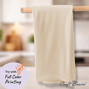 Craft Basics Natural Flour Sack Towel - 22" x 36"