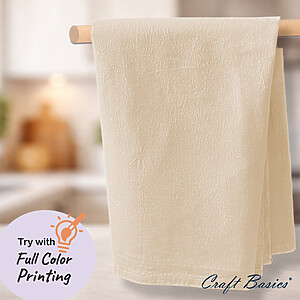 Craft Basics Premium Natural Flour Sack Towel - 29" x 36"