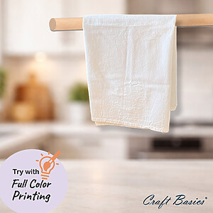 Craft Basics Premium Flour Sack Towel - 20" x 20"