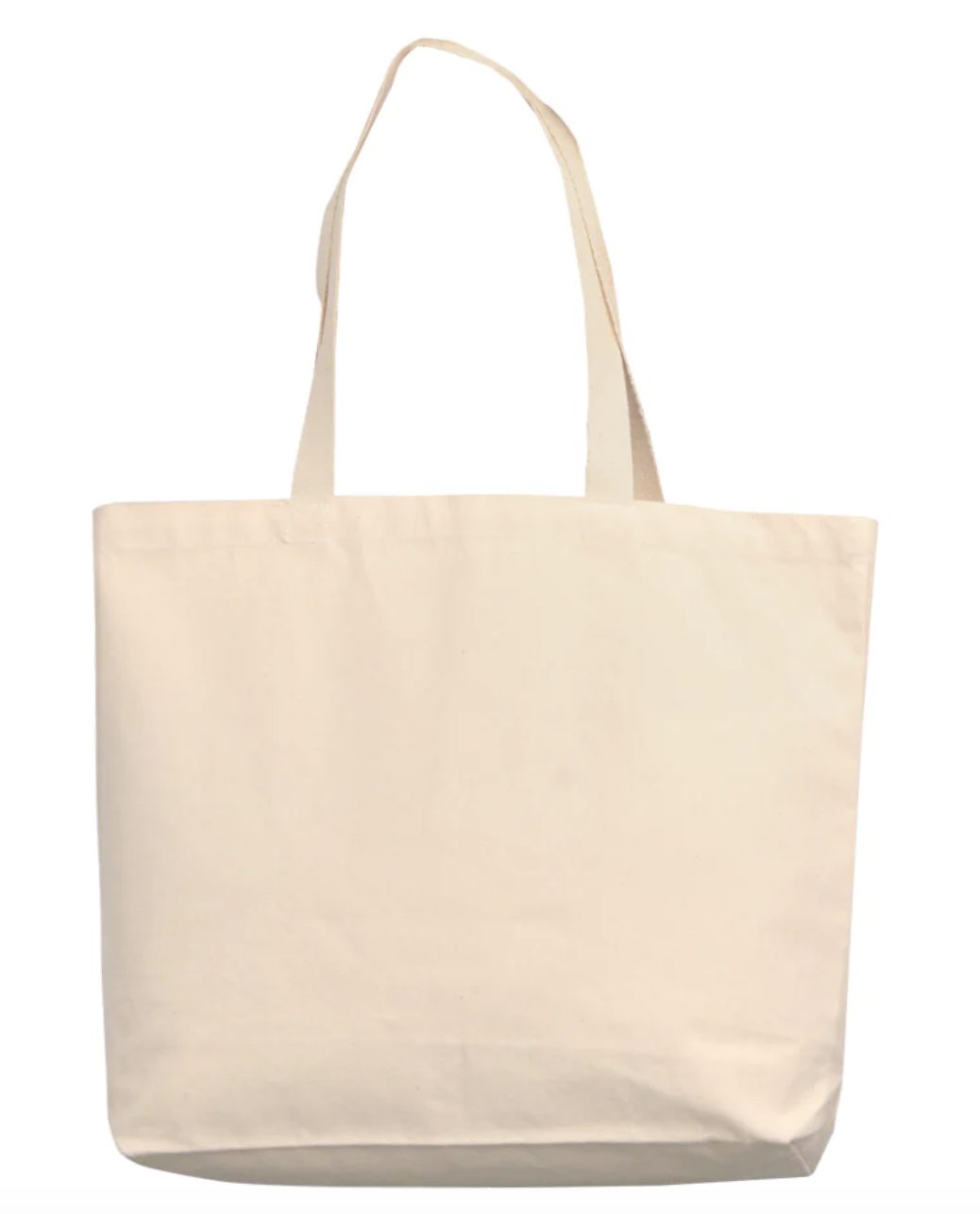 Organic Cotton 18" Canvas Shopper Tote with Gusset - Image 6