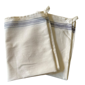 Craft Basics Stripe Tea Towel with Loop - 18" x 28"
