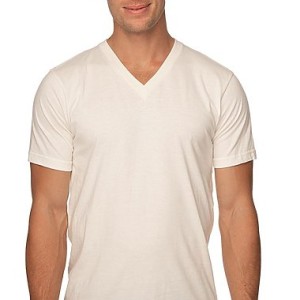 Organic Cotton Unisex Short Sleeve V-neck