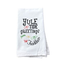 Yule-Tide-Greetings-on-Towel-scaled-1