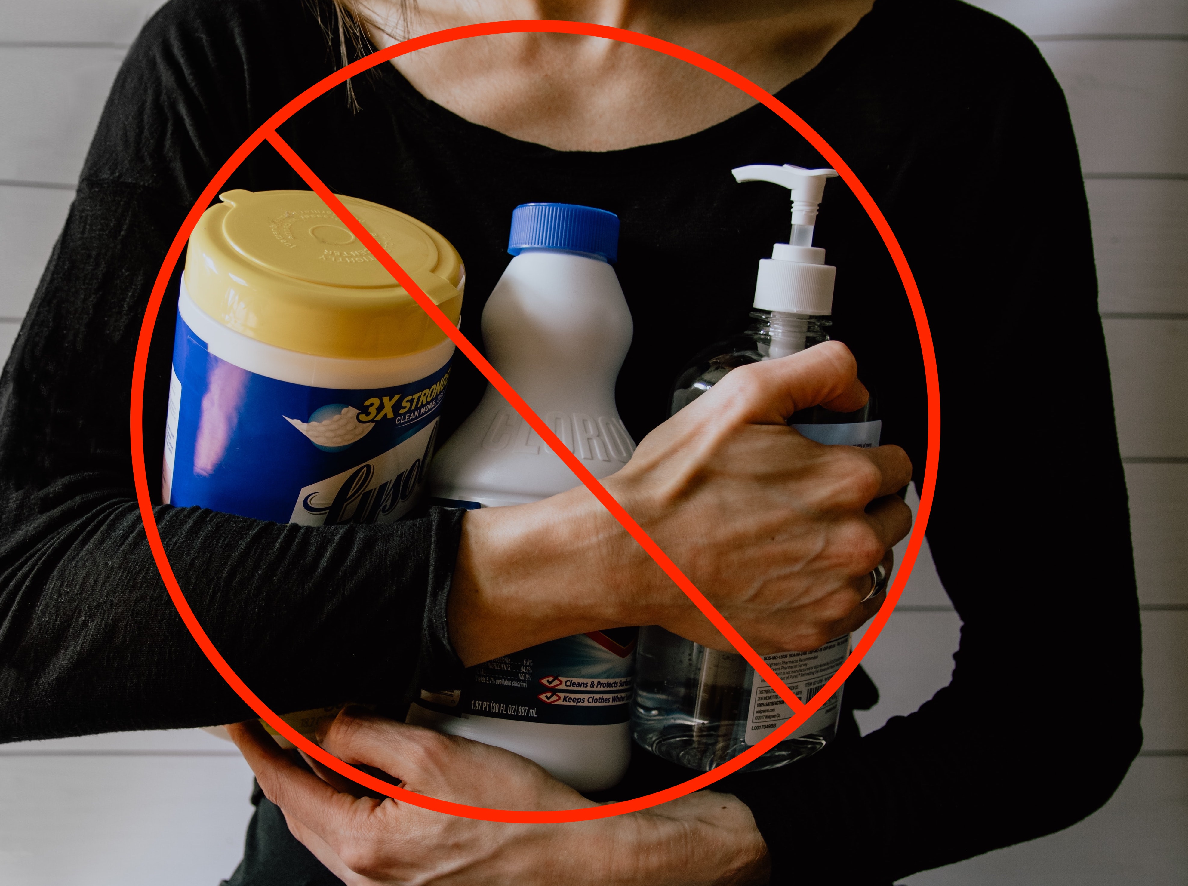 Chemical filled cleaning products