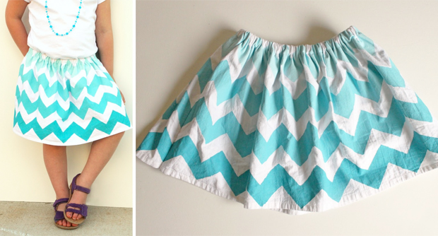 flour sack cloth skirt