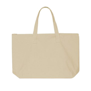 10oz Canvas Tote Bag with Zipper Top by Liberty Bags